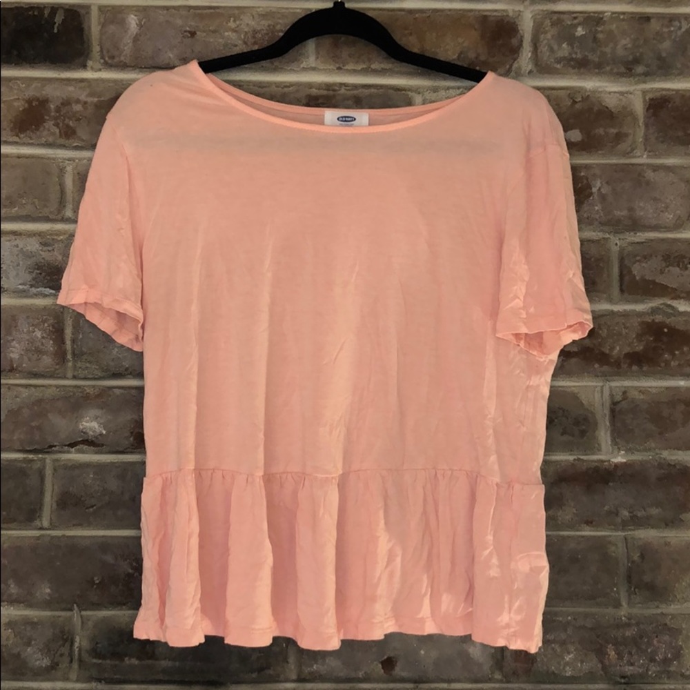 Coral babydoll tshirt